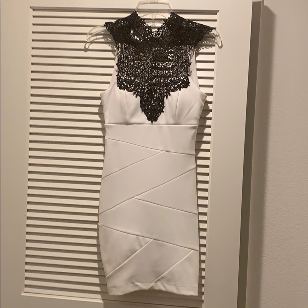 White Bondage dress